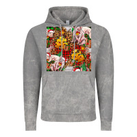 Cloud Rock christmas pig  tartan with  hay and christmas ligh Vintage Hoodie - FaDigitalArtStudio
