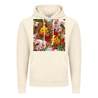 Vintage Artic christmas pig  tartan with  hay and christmas ligh Vintage Hoodie - FaDigitalArtStudio