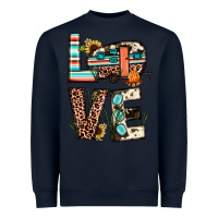 Navy love camp Heavyweight Sweatshirt - JahusDesignShop