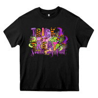 Black Trick or treat smell my feet Heavy Core Tee - RanaPortraitStore