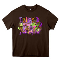 Chocolate Brown Trick or treat smell my feet Heavy Core Tee - RanaPortraitStore