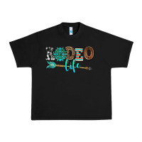 Black rodeo life with gemstone Urban Heavy Tee - AdoDesignShop