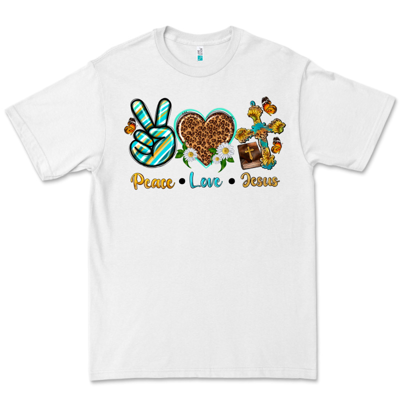 Peace Love Jesus Premium Tee by texasbilliewilder | Teevron