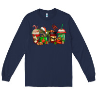Navy trex coffee cups Long Sleeve Tee - Jasminsmagicworld