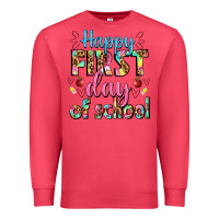 Cardinal happy first day of school Premium Sweatshirt - BundleAndBundleShop