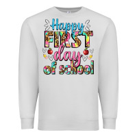 Dove Grey happy first day of school Premium Sweatshirt - BundleAndBundleShop