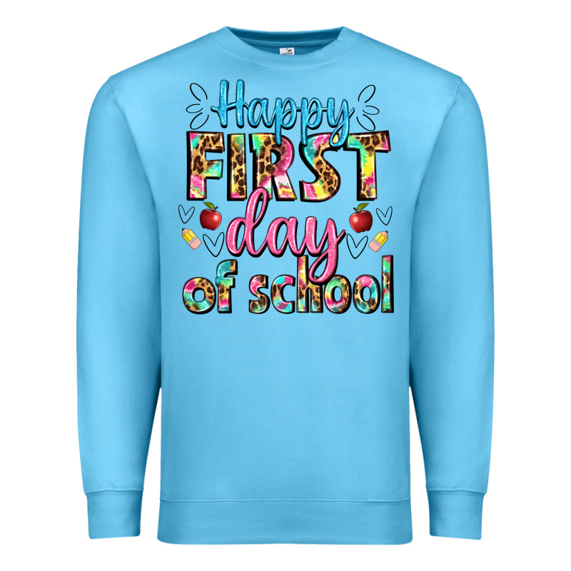 Happy First Day Of School Premium Sweatshirt by BundleAndBundleShop | Teevron