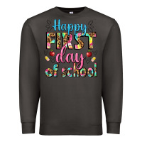 Smoke happy first day of school Premium Sweatshirt - BundleAndBundleShop