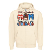 Sandshell just a normal mom trying not to raise liberals Zipper Hoodie - MaliasSmallBusiness