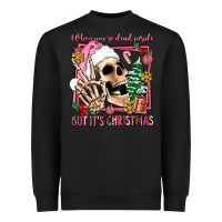 Black when you're dead inside but it's christmas Heavyweight Sweatshirt - AdoDesignShop
