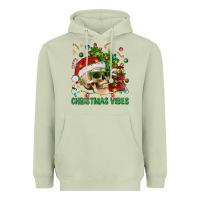 Matcha Christmas Vibes Heavyweight Hoodie - BundleAndBundleShop