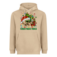 Mushroom Christmas Vibes Heavyweight Hoodie - BundleAndBundleShop