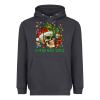 Smoke Christmas Vibes Heavyweight Hoodie - BundleAndBundleShop