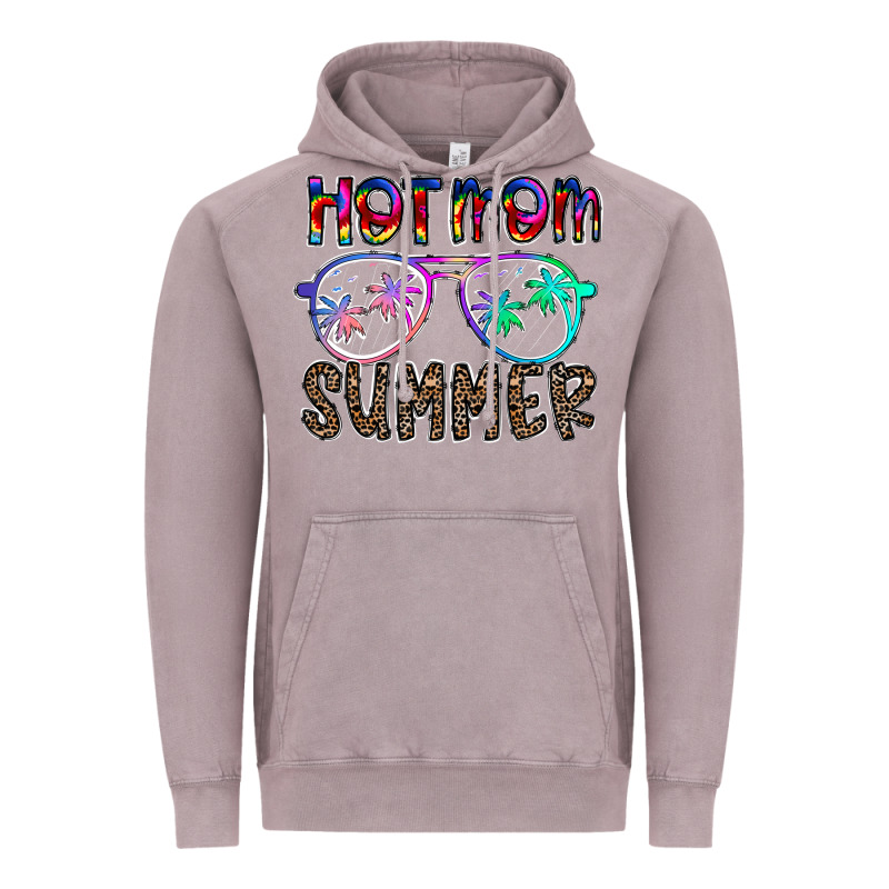Hot Mom Summer Vintage Hoodie by CowhideDigitalArt | Teevron