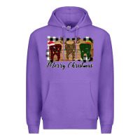 Purple Merry Christmas Teeth Premium Hoodie - Bettercallsaul