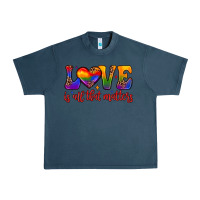 Midnight Navy love is all that matters Urban Heavy Tee - JahusDesignShop