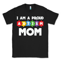 Black LIL Autism Mom Classic Tee - CowhideDigitalArt