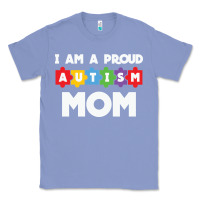 Colony Blue LIL Autism Mom Classic Tee - CowhideDigitalArt