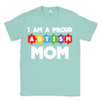 Seafoam LIL Autism Mom Classic Tee - CowhideDigitalArt