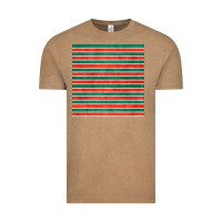 Vintage Coffee christmas stripes seamless pattern Vintage Tee - BundleAndBundleShop