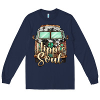 Navy hippie soul caravan Long Sleeve Tee - BarkalooDesign