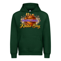 Forest Green It's a Basketball kinda day Urban Hoodie - HowdyJamesFarm
