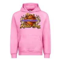 Fuchsia Pink It's a Basketball kinda day Urban Hoodie - HowdyJamesFarm