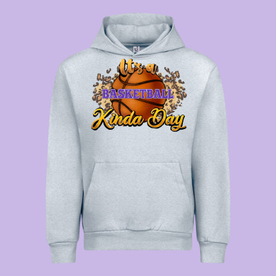 It's A Basketball Kinda Day Urban Hoodie Designed By Howdyjamesfarm