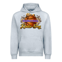 Heather Grey It's a Basketball kinda day Urban Hoodie - HowdyJamesFarm