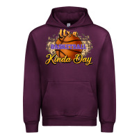 Mauve Wine It's a Basketball kinda day Urban Hoodie - HowdyJamesFarm