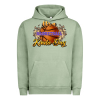 Pigment Oil Green It's a Basketball kinda day Urban Hoodie - HowdyJamesFarm