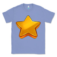 Colony Blue 3d golden stars Classic Tee - AdoDesignShop