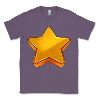 Lavender 3d golden stars Classic Tee - AdoDesignShop