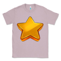Lilac 3d golden stars Classic Tee - AdoDesignShop