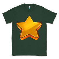 Sports Green 3d golden stars Classic Tee - AdoDesignShop