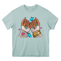 Arona Afro woman nail art Heavy Core Tee - RanaPortraitStore