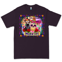 Plum dia de los muertos Premium Tee - Zillion Design Studio