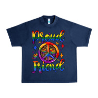 Navy proud friend Urban Heavy Tee - JahusDesignShop