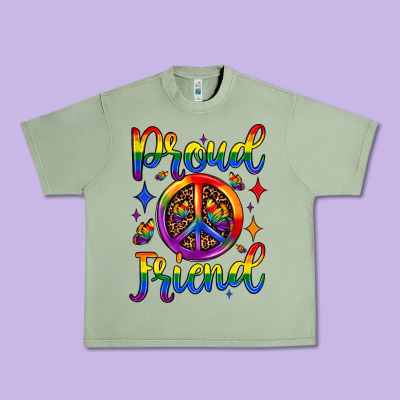 Proud Friend Urban Heavy Tee Designed By Jahusdesignshop