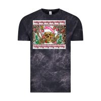 Cloud Black pink skeleton  christmas Vintage Tee - AdoDesignShop
