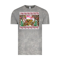 Cloud Rock pink skeleton  christmas Vintage Tee - AdoDesignShop