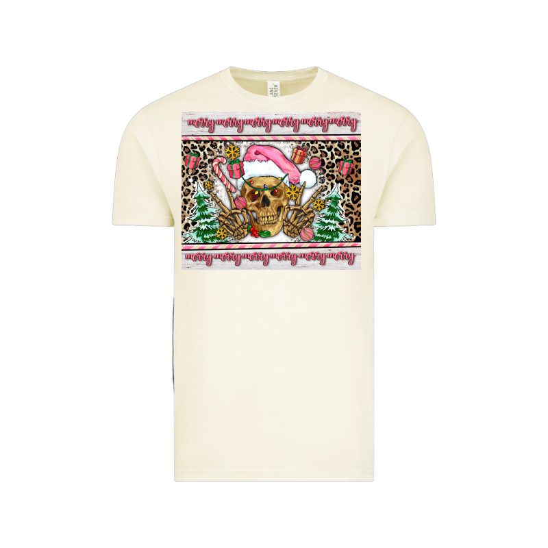 Pink Skeleton  Christmas Vintage Tee by AdoDesignShop | Teevron