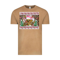 Vintage Camel pink skeleton  christmas Vintage Tee - AdoDesignShop