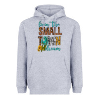 Heather Grey Living The Small Town Dream Heavyweight Hoodie - BundleAndBundleShop