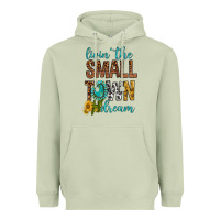 Matcha Living The Small Town Dream Heavyweight Hoodie - BundleAndBundleShop