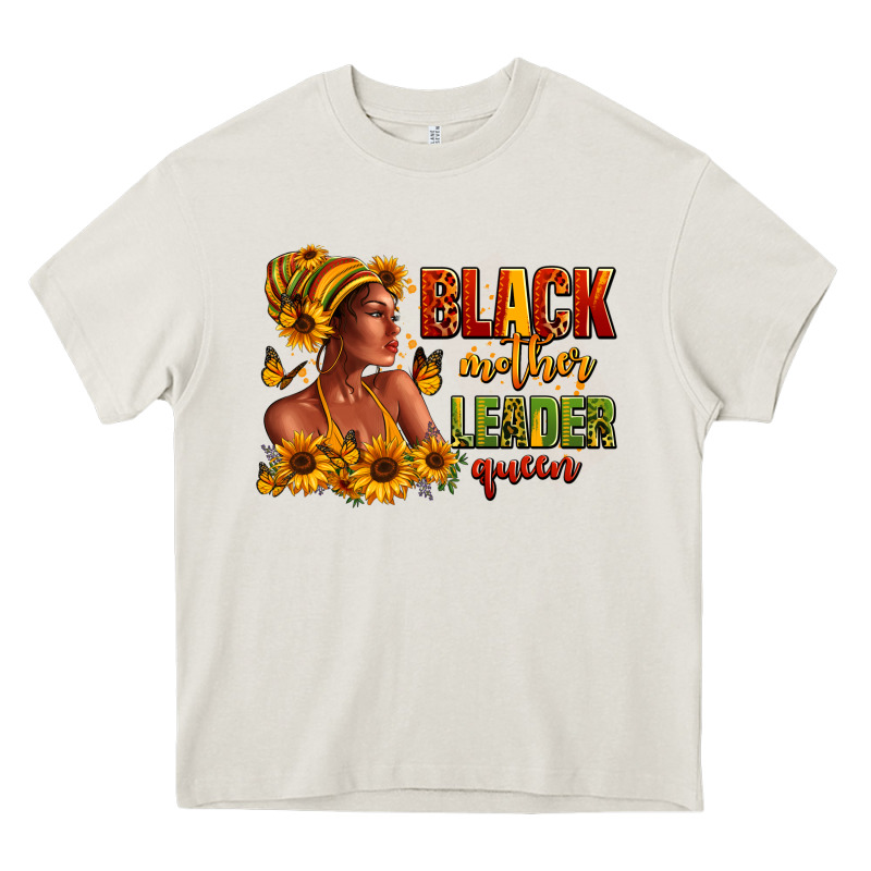 Afro American Black Mother Leader Queen Heavy Core Tee by RanaPortraitStore | Teevron