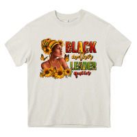 Cream Afro American black mother leader queen Heavy Core Tee - RanaPortraitStore