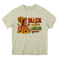 Mossy Afro American black mother leader queen Heavy Core Tee - RanaPortraitStore