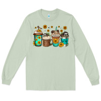 Matcha sloth coffee cups Long Sleeve Tee - Jasminsmagicworld