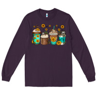 Plum sloth coffee cups Long Sleeve Tee - Jasminsmagicworld